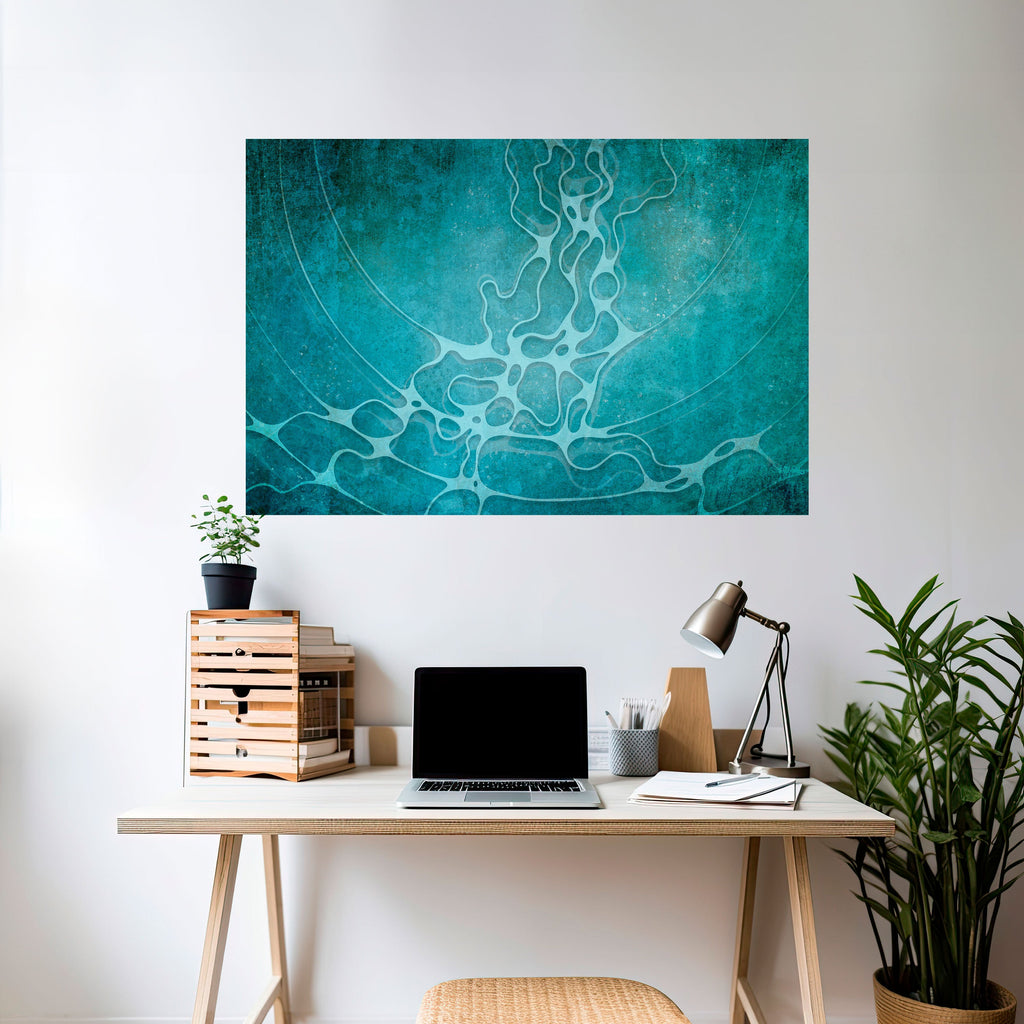 ESOTERIC ARRAY Peel and Stick Horizontal Poster