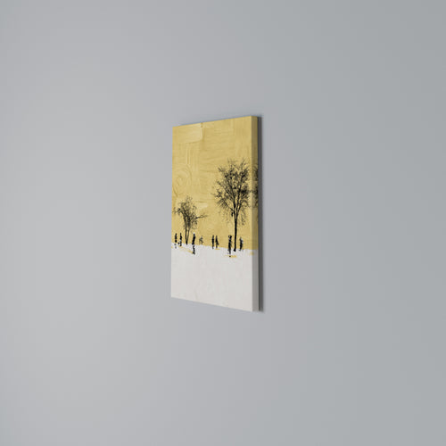 ERASED IN TIME Vertical Canvas Print