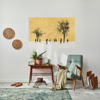 ERASED IN TIME Selbstklebendes Horizontal-Poster