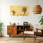 ERASED IN TIME Selbstklebendes Horizontal-Poster