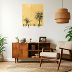 ERASED IN TIME Selbstklebendes Poster - Hochformat