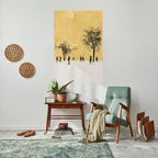 ERASED IN TIME Selbstklebendes Poster - Hochformat