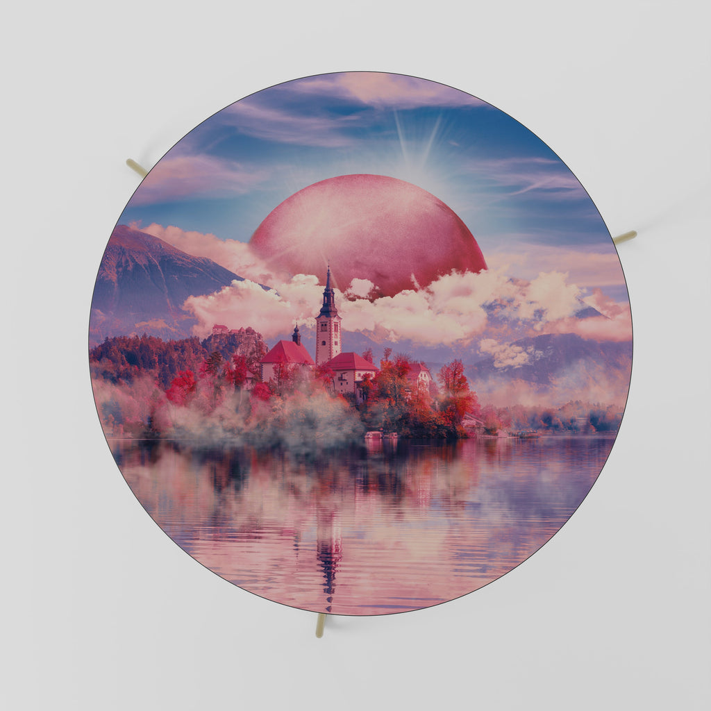 MARS ÜBER DEM BLED SEE Couchtisch 69