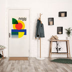 SUNSET FORMATION Selbstklebendes Poster - Hochformat