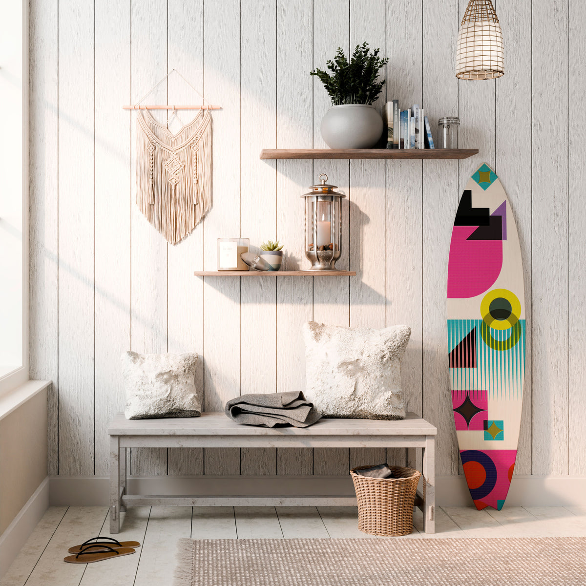 FORM VARIETY Surfboard Decorative Panel