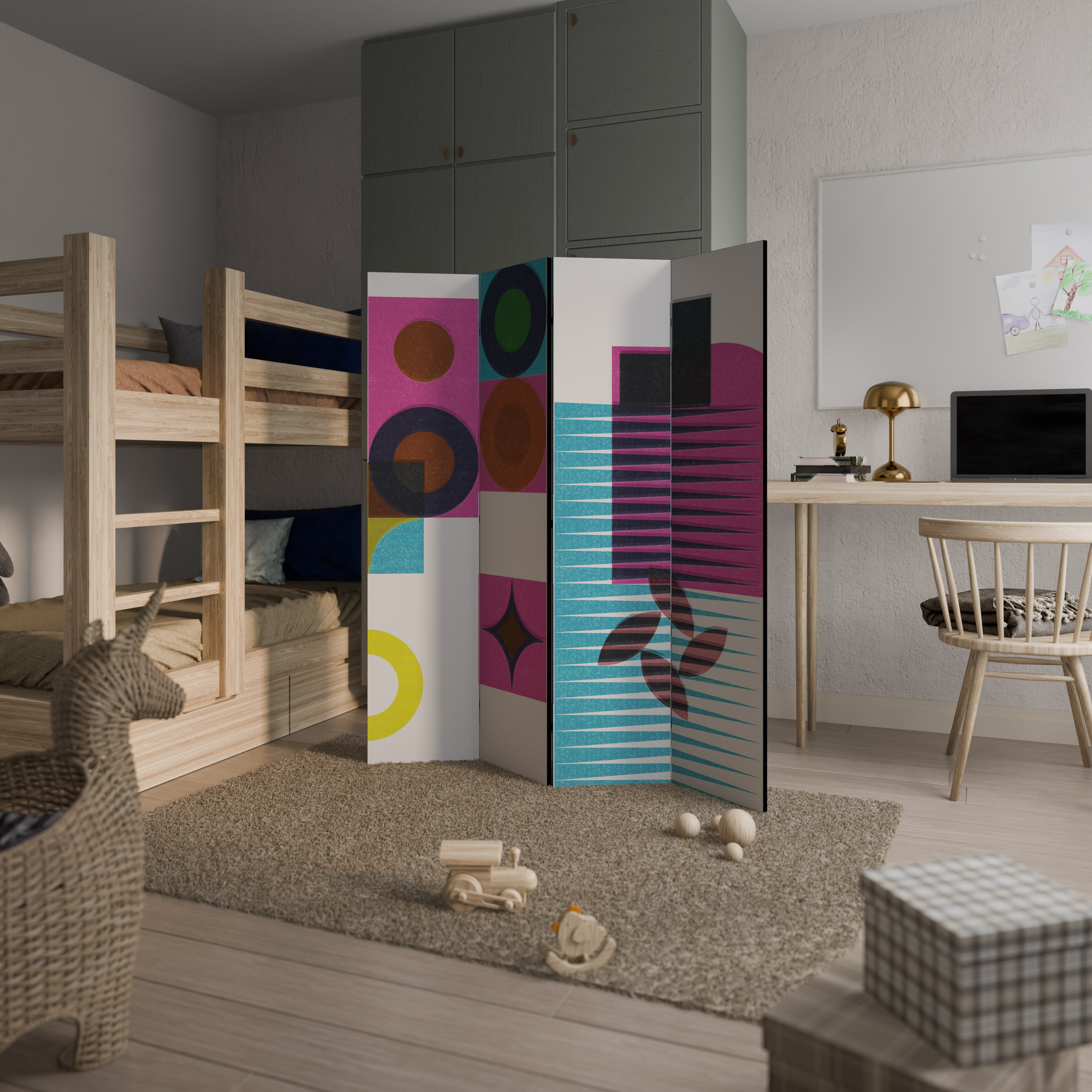 FORM VARIETY 4-teiliger Paravent