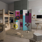 FORM VARIETY Decorative 5-Panel Room Divider