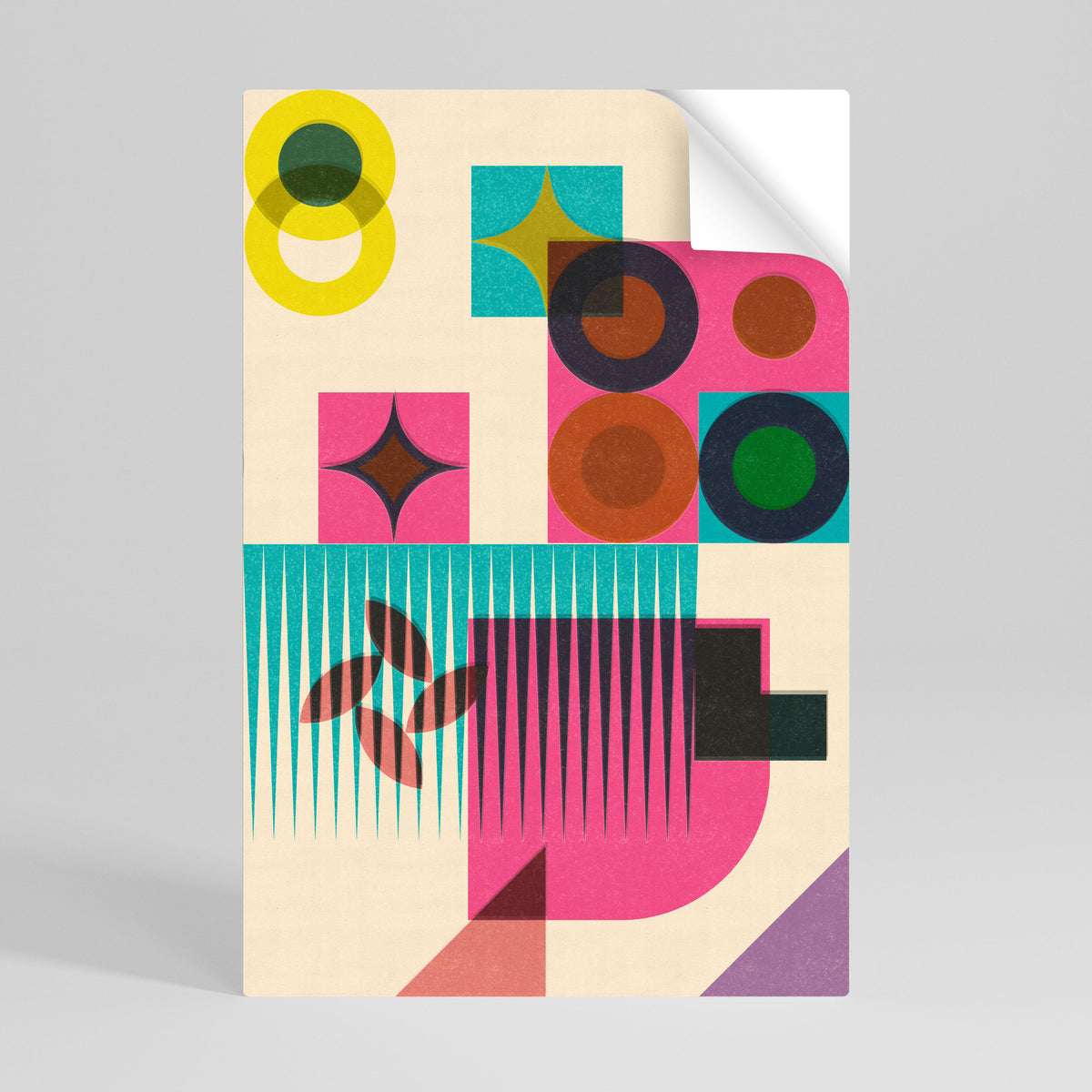 FORM VARIETY Selbstklebendes Poster - Hochformat