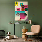 FORM VARIETY Selbstklebendes Poster - Hochformat