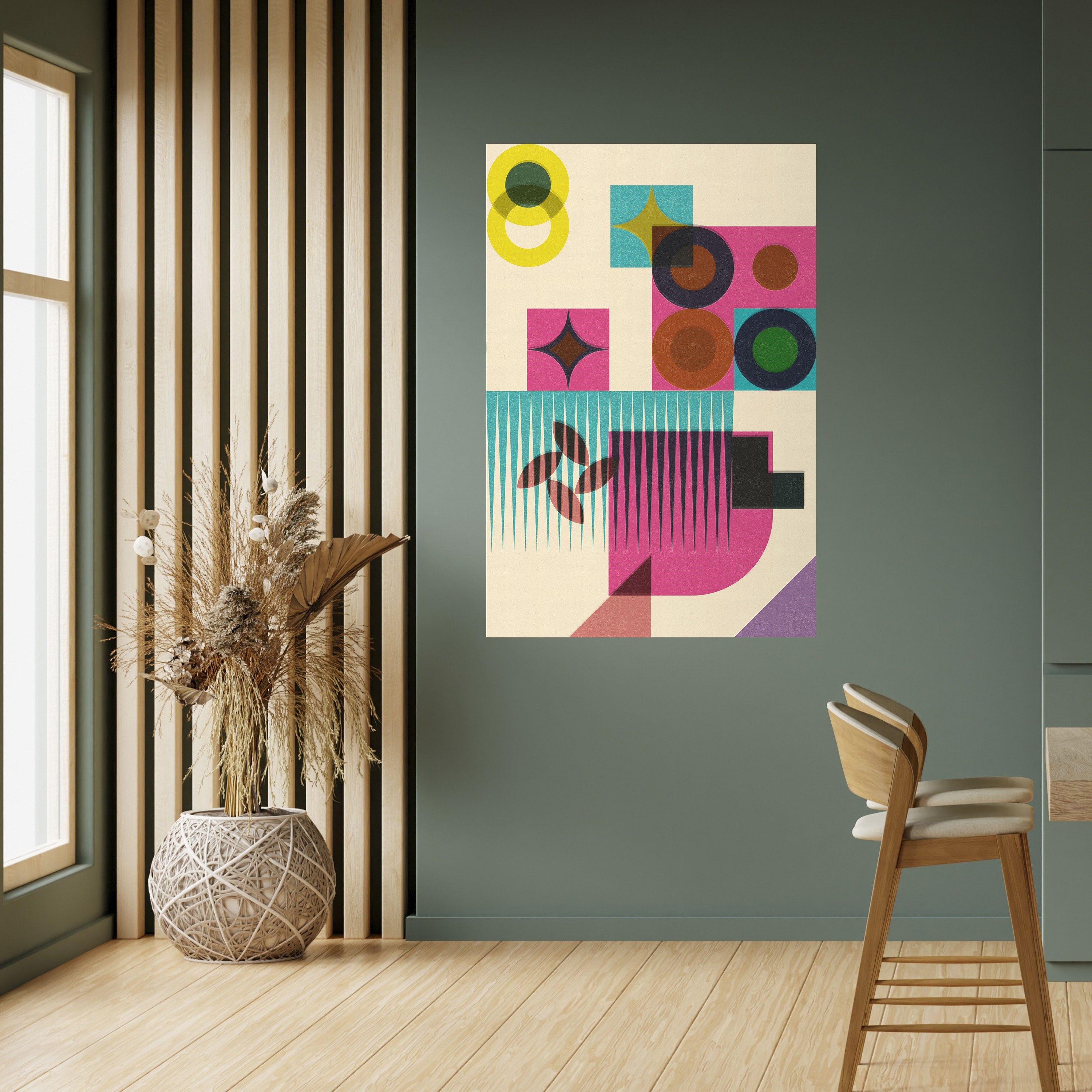 FORM VARIETY Vertikales Poster zum Abziehen und Aufkleben