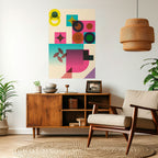 FORM VARIETY Selbstklebendes Poster - Hochformat