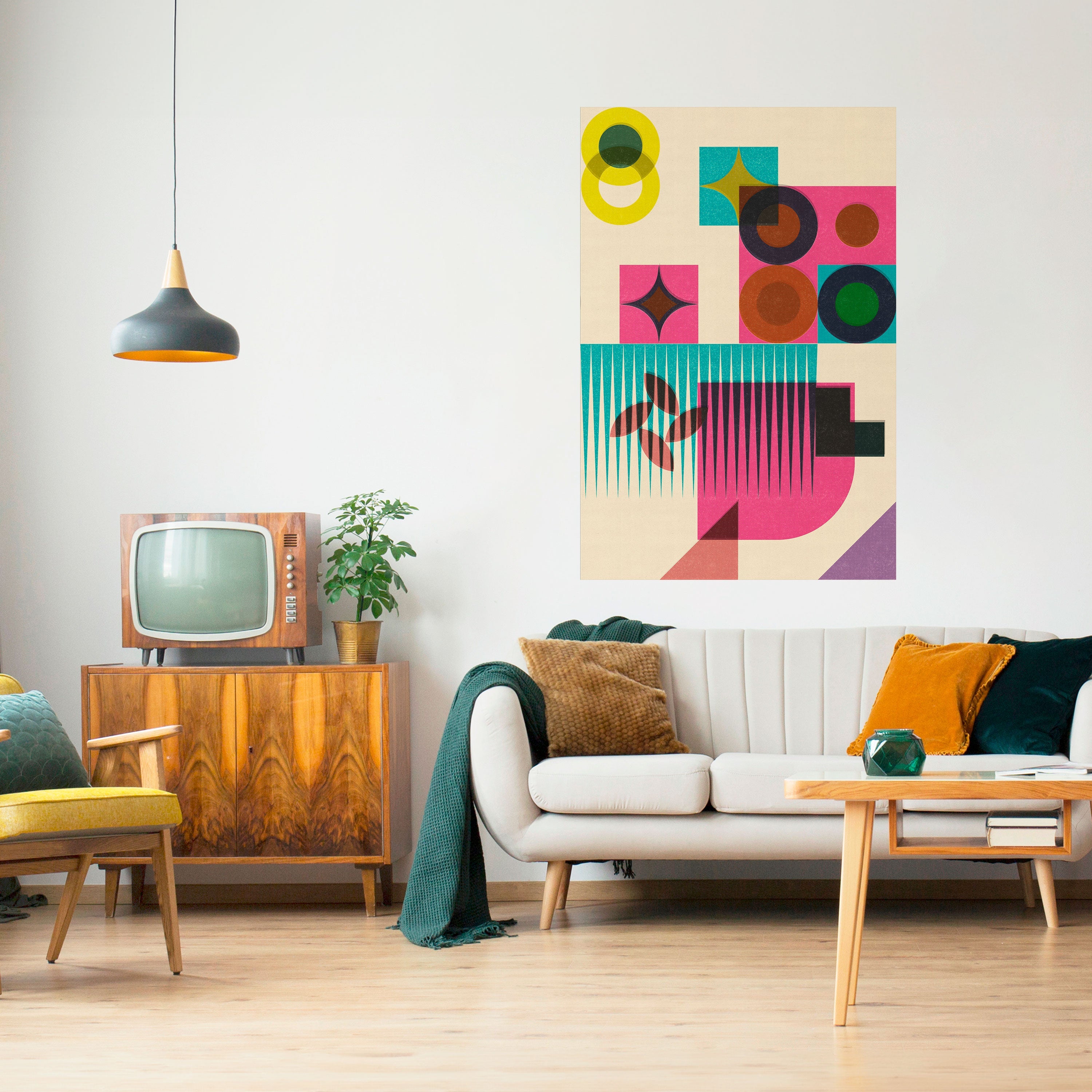 FORM VARIETY Vertikales Poster zum Abziehen und Aufkleben