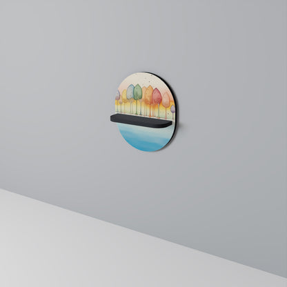 COLORFUL OASIS Dekoratives Wandregal
