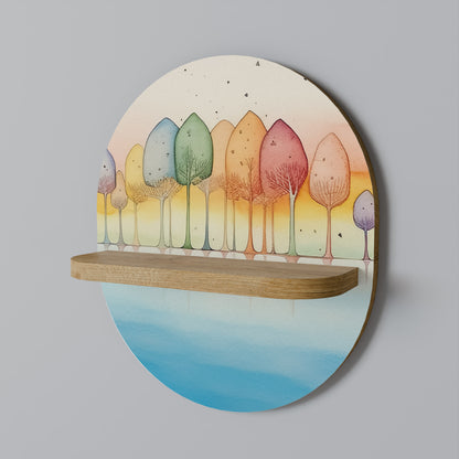 COLORFUL OASIS Dekoratives Wandregal