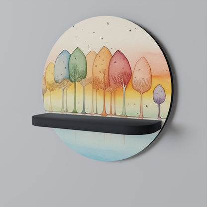 COLORFUL OASIS Dekoratives Wandregal