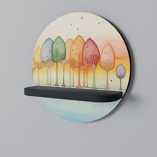 COLORFUL OASIS Dekoratives Wandregal