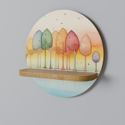 COLORFUL OASIS Dekoratives Wandregal
