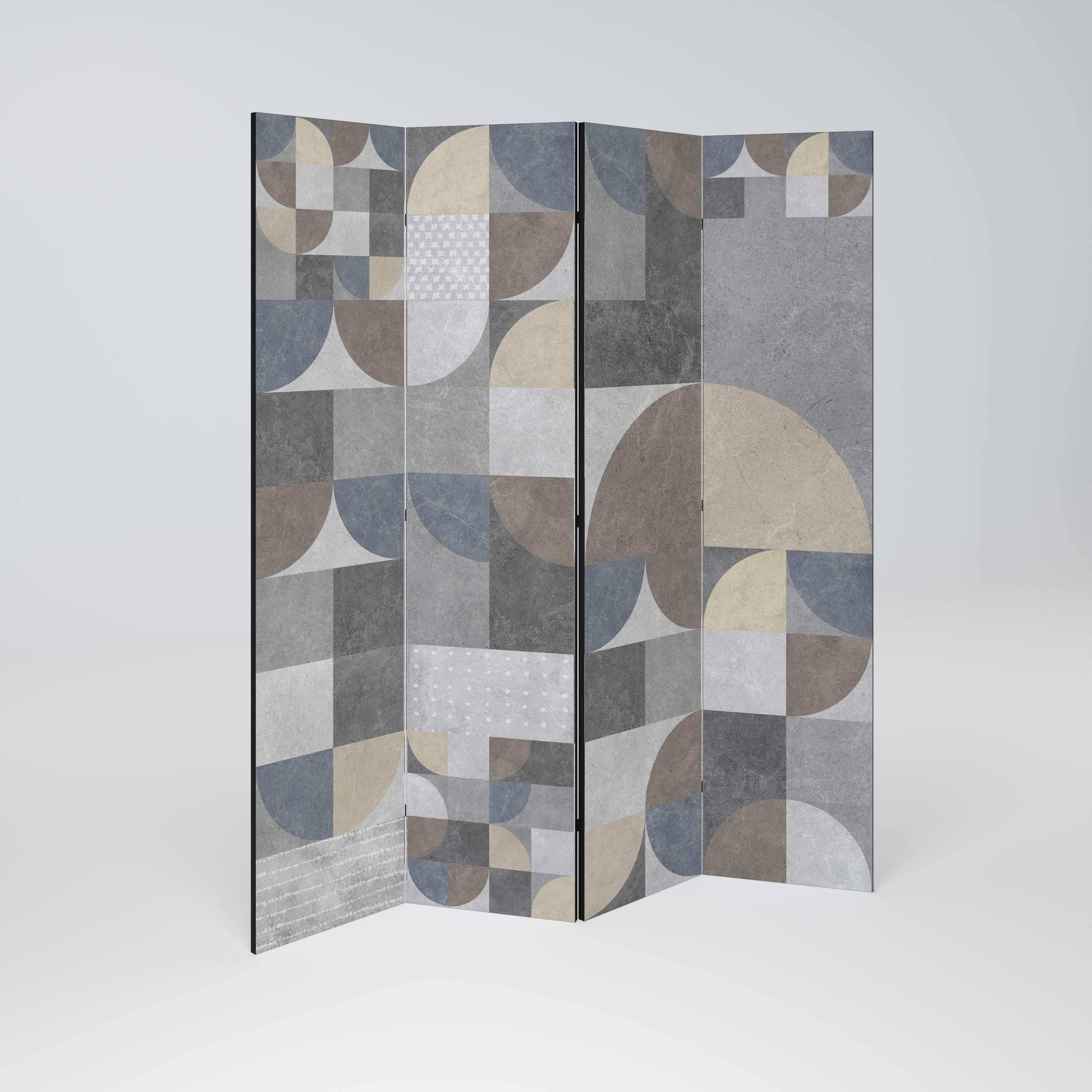 A PIECE OF SHAPE Dekorativer 4-teiliger Raumteiler