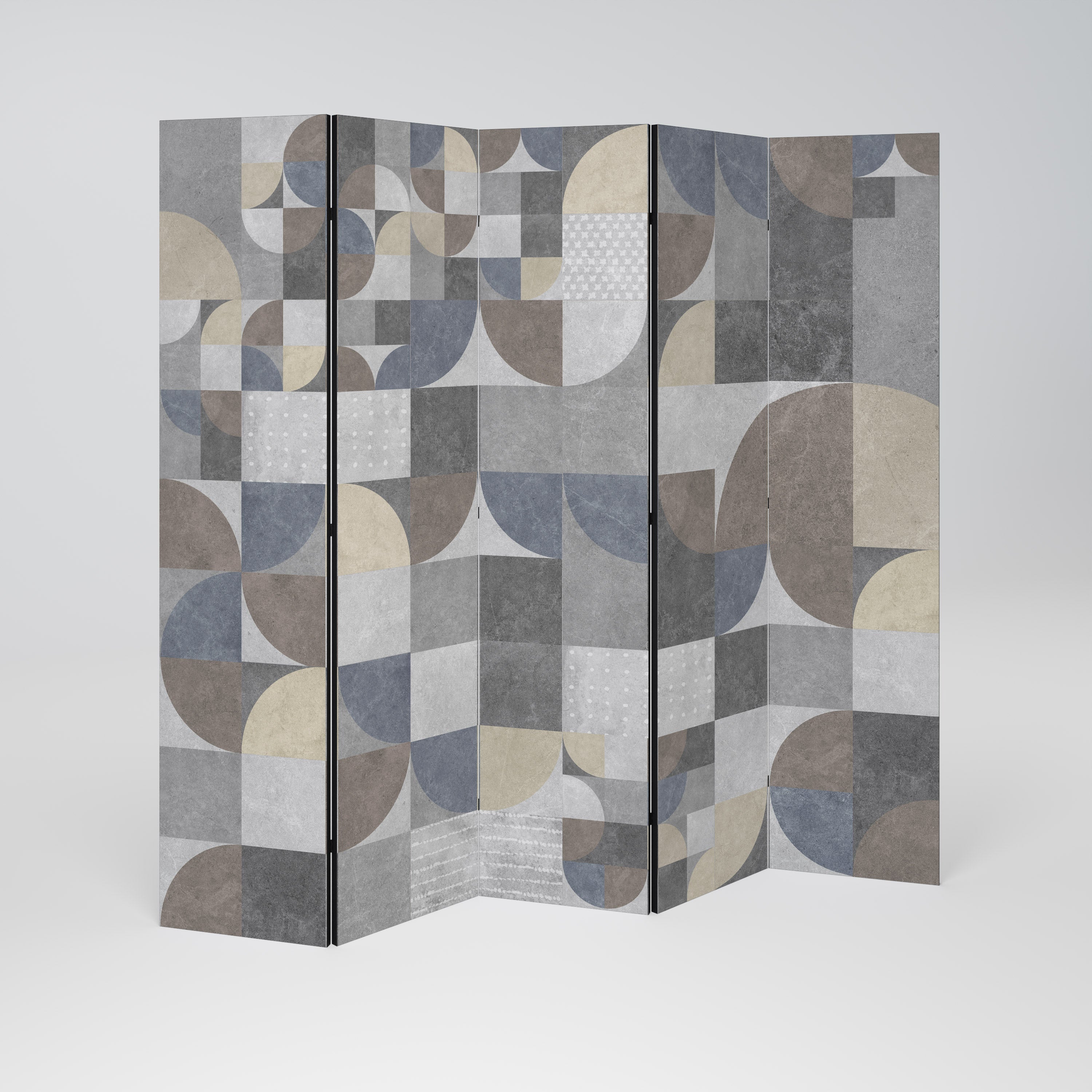 A PIECE OF SHAPE Dekorativer 5-teiliger Raumteiler