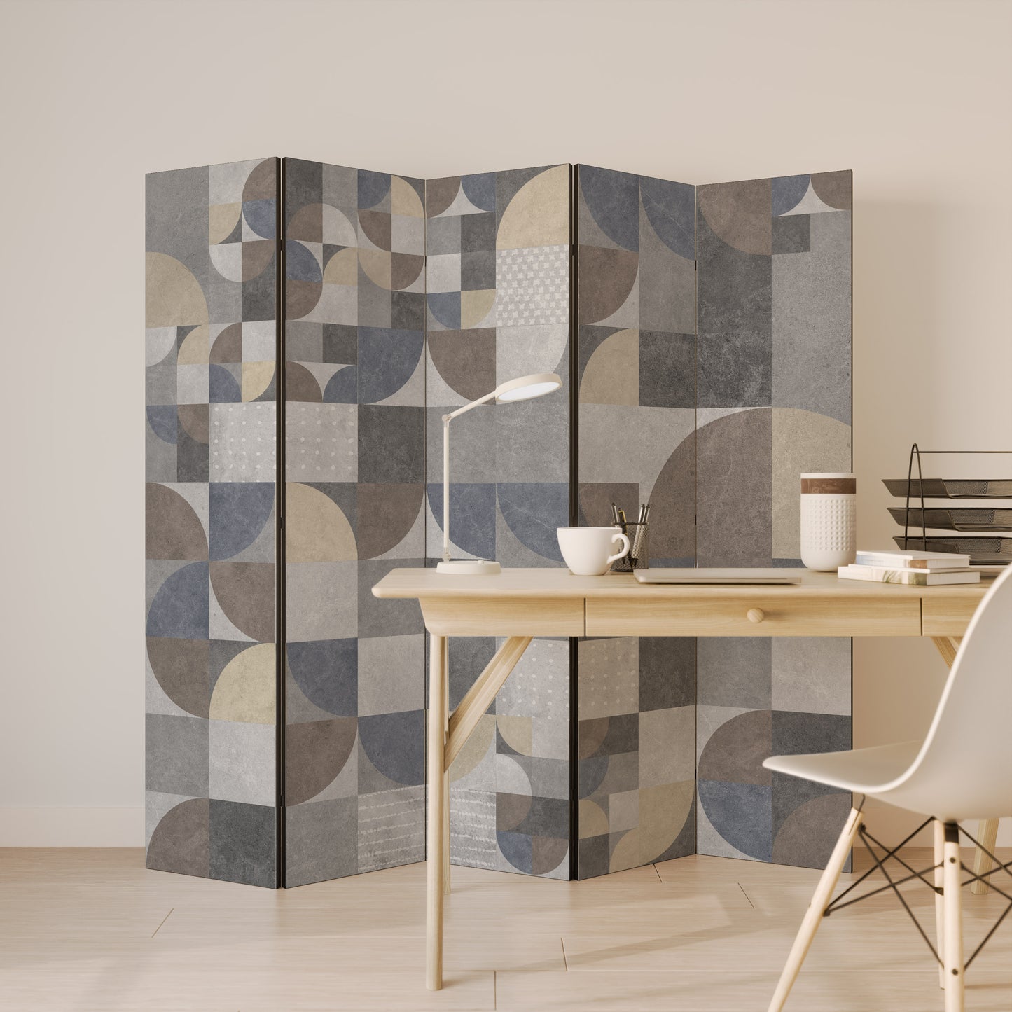 A PIECE OF SHAPE 5-teiliger Paravent