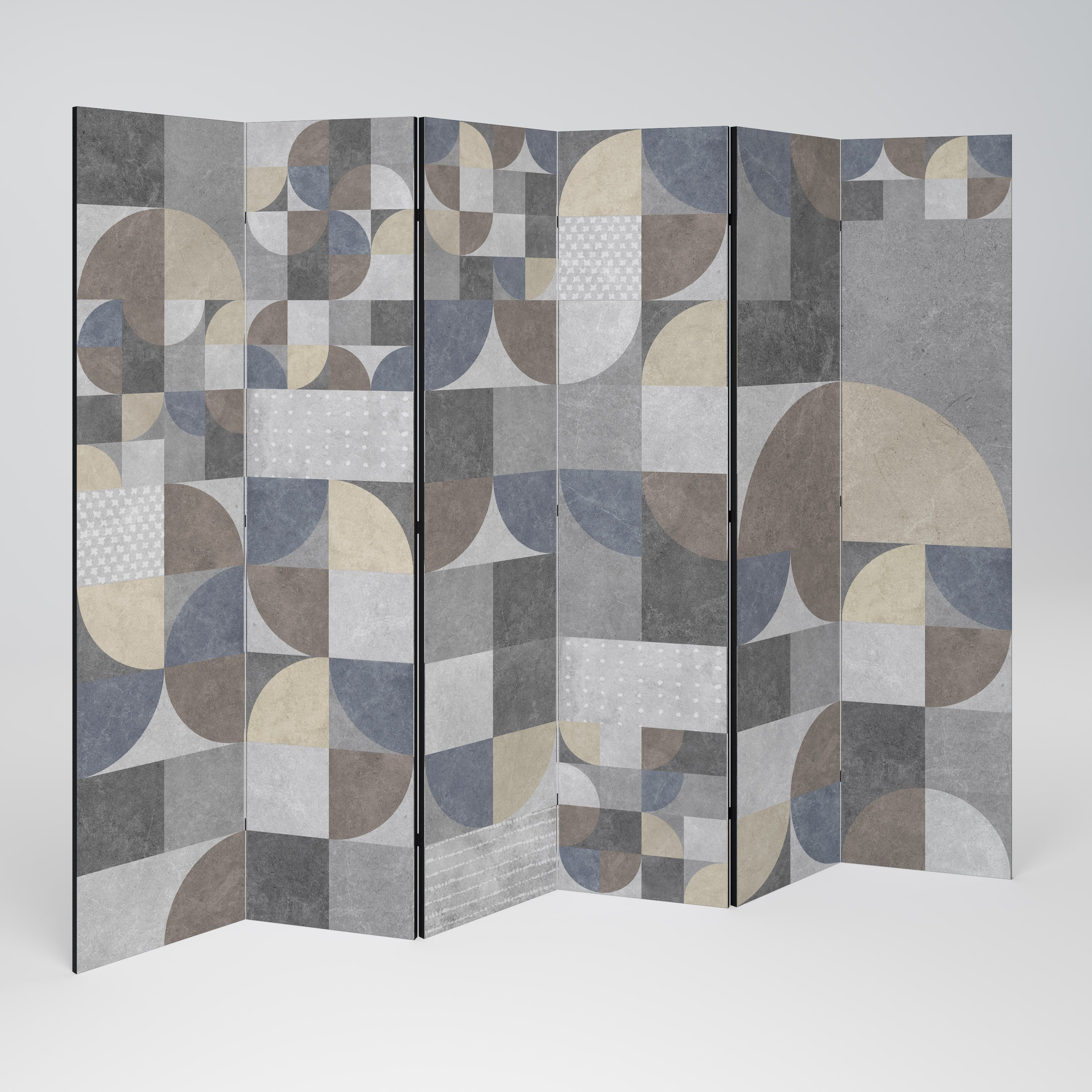 A PIECE OF SHAPE Dekorativer 6-teiliger Raumteiler