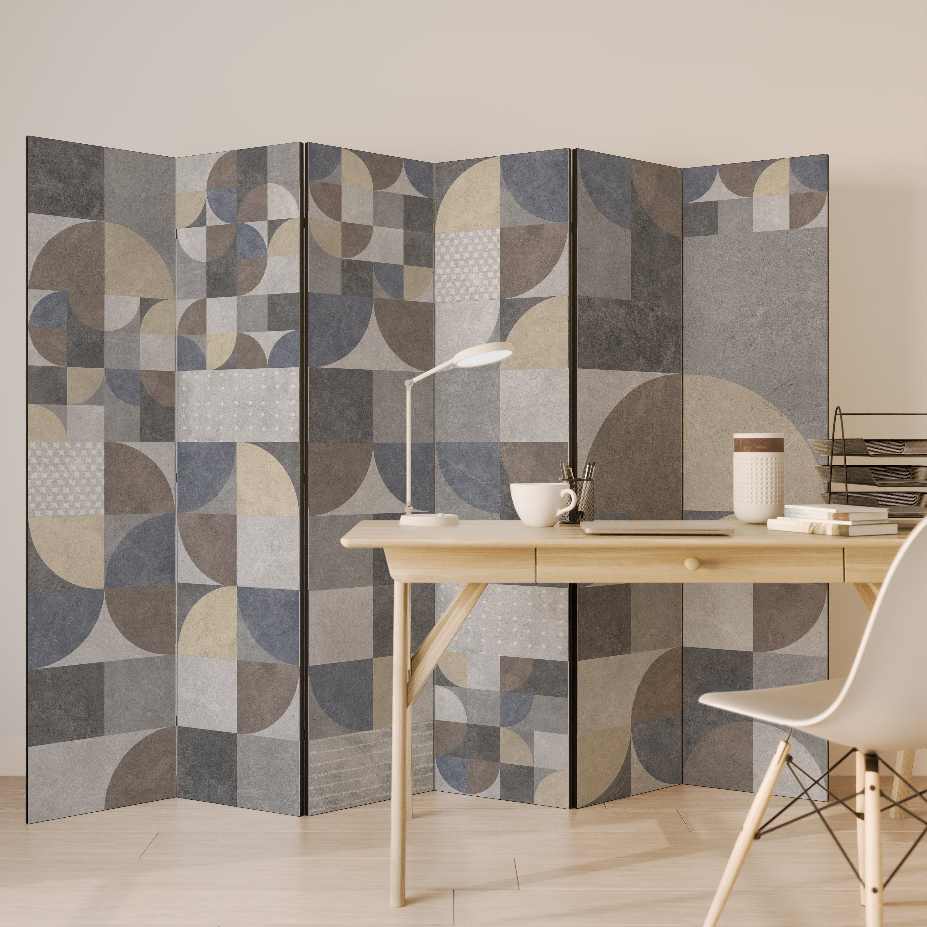 A PIECE OF SHAPE Dekorativer 6-teiliger Raumteiler
