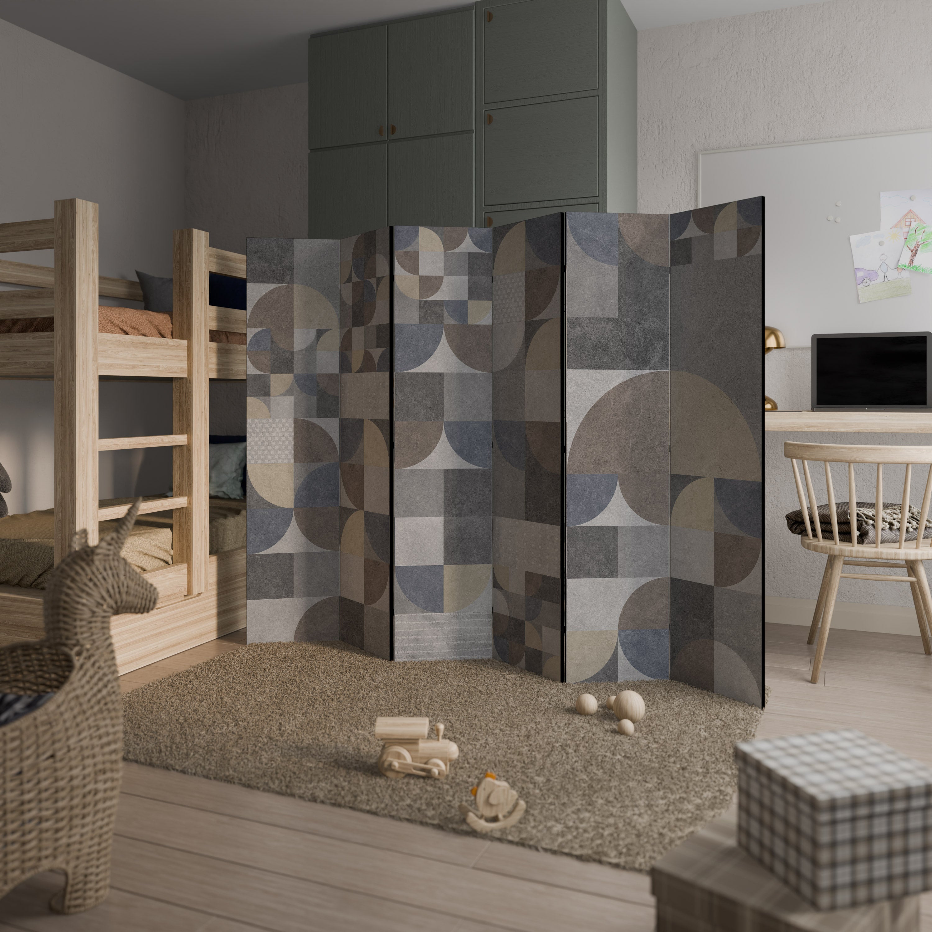 A PIECE OF SHAPE 6-teiliger Paravent