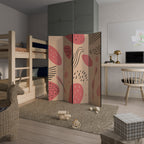 APRICOT FRENZY Dekorativer Paravent - 4-teilig