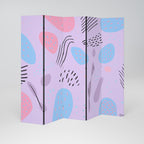 PINKY FRENZY 5-Panel Room Divider