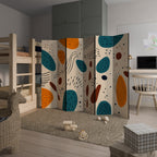 VIBRANT FRENZY Dekorativer Paravent - 6-teilig