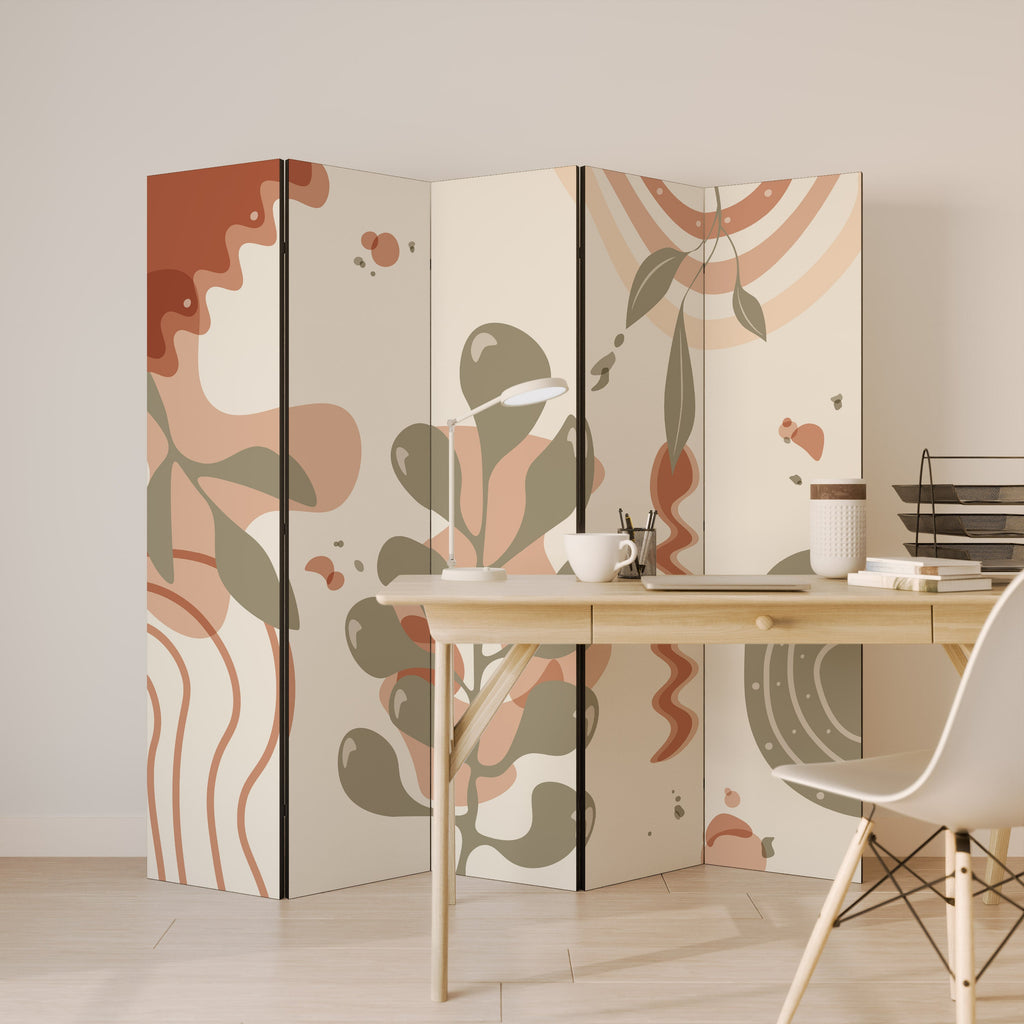 ARTISTRY AURA Dekorativer 5-teiliger Raumteiler