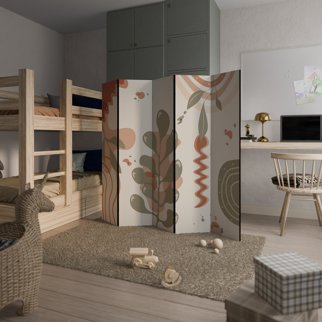 ARTISTRY AURA Dekorativer 5-teiliger Raumteiler