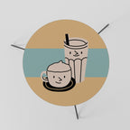 COFFEE PLEASURES Couchtisch Ø 60 cm