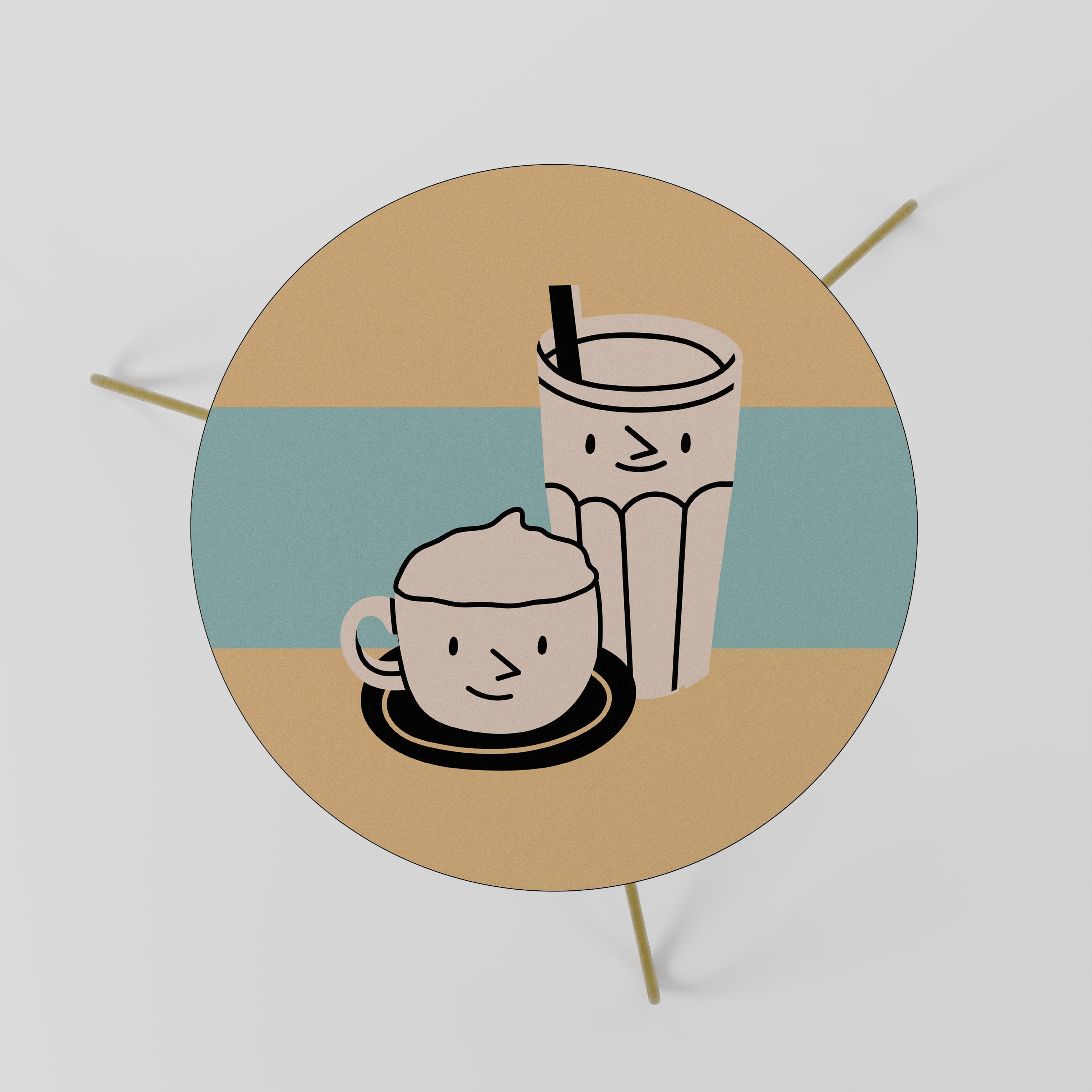 Kaffeegenuss Couchtisch 60