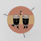 JOYFUL COFFEE Couchtisch Ø 60 cm