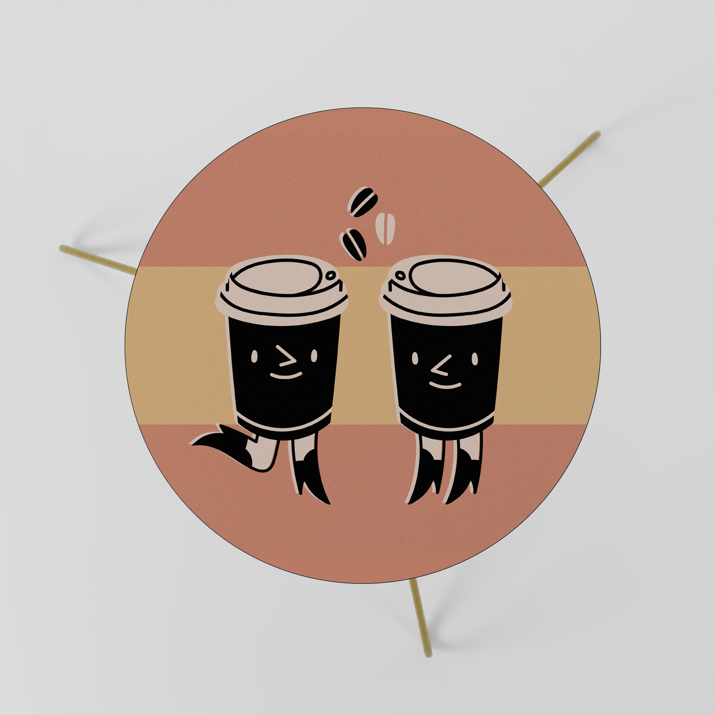 JOYFUL COFFEE Couchtisch 60