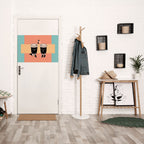 JOYFUL COFFEE Selbstklebendes Horizontal-Poster