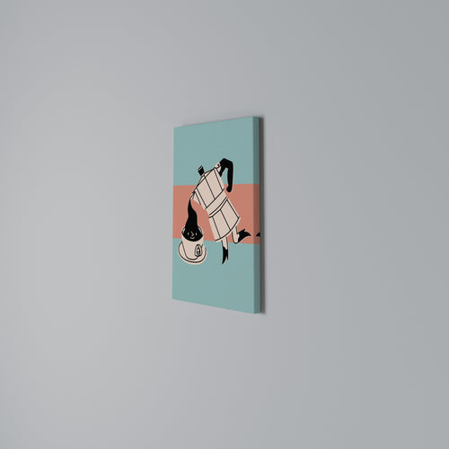 POWER ESPRESSO Vertical Canvas Print