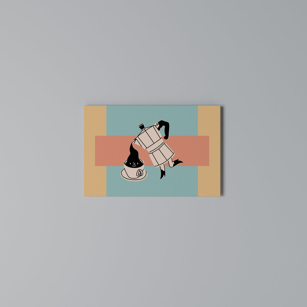 POWER ESPRESSO Horizontal Canvas Print