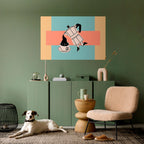 POWER ESPRESSO Selbstklebendes Horizontal-Poster