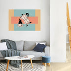 POWER ESPRESSO Selbstklebendes Horizontal-Poster