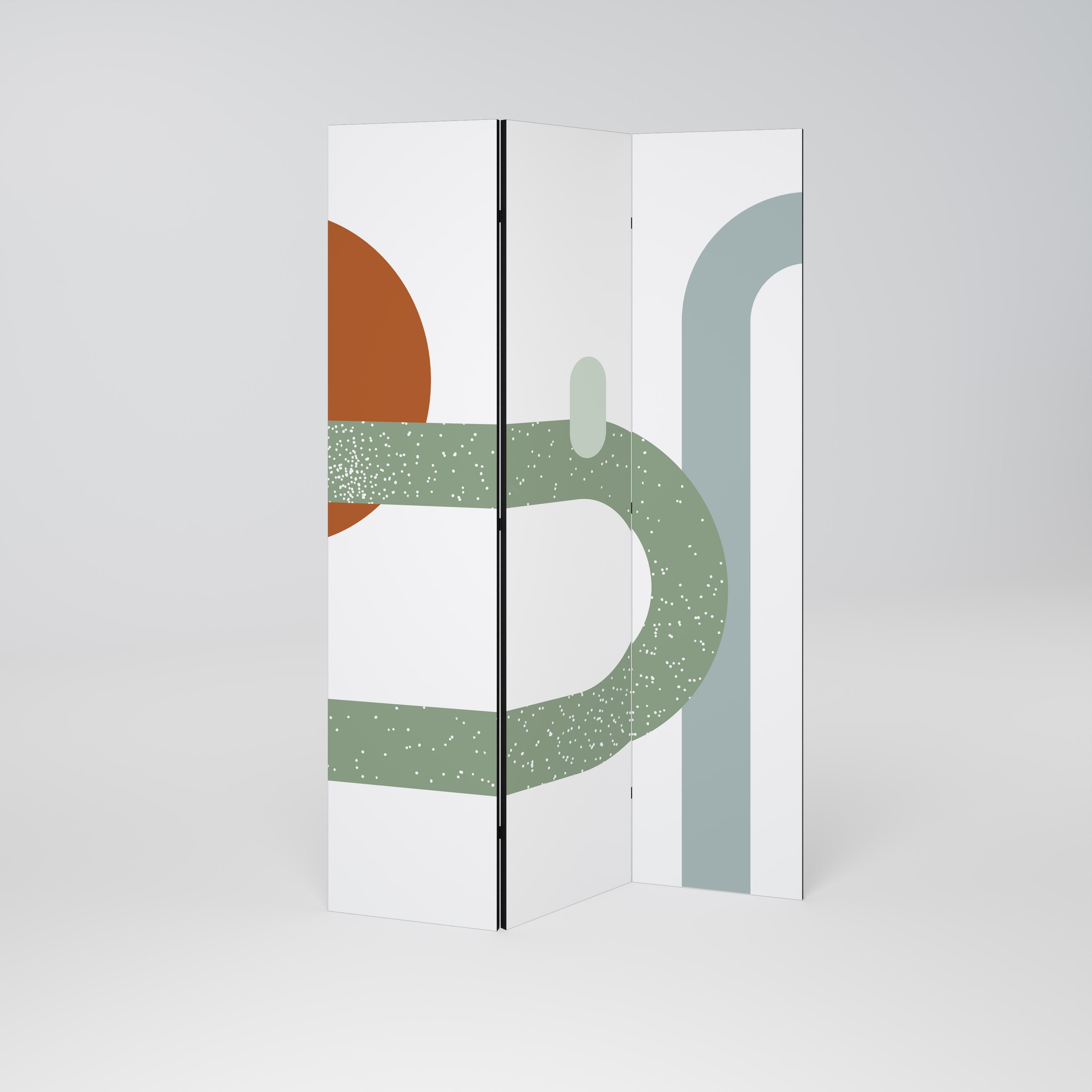 INFINITY'S EMBRACE Dekorativer 3-teiliger Raumteiler