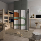 INFINITY'S EMBRACE Dekorativer Paravent - 4-teilig