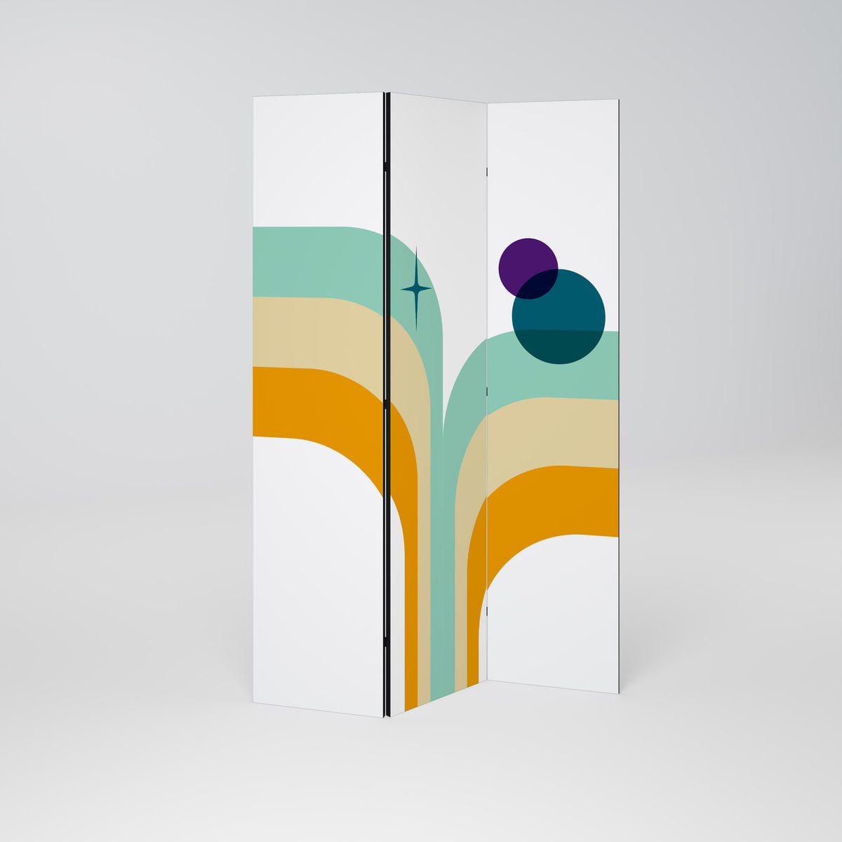 COLOR SOLSTICE 3-teiliger Paravent