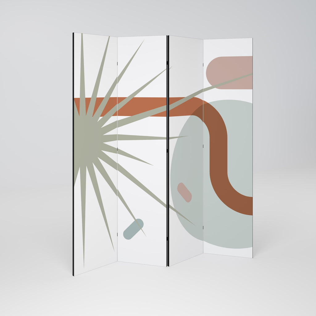 SHAPESHIFT FUSION Dekorativer 4-teiliger Raumteiler