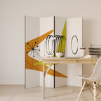 MAGNETIC HIT 4-Panel Room Divider