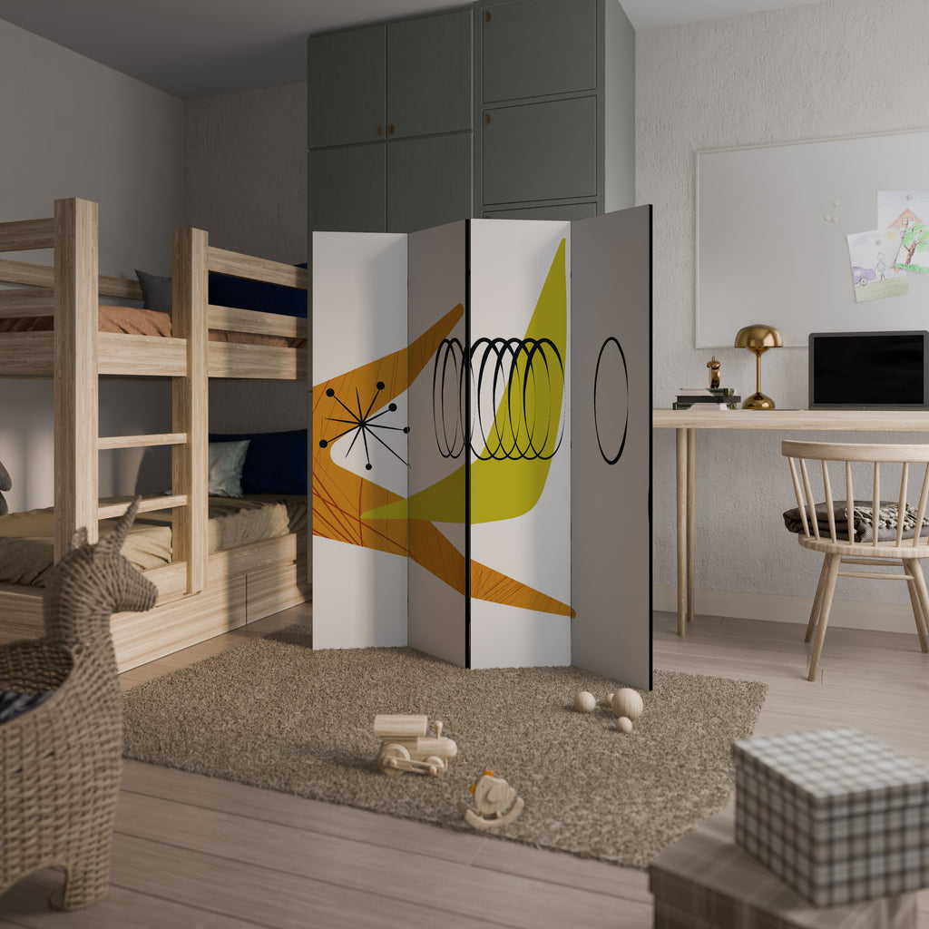 MAGNETIC HIT 4-Panel Room Divider