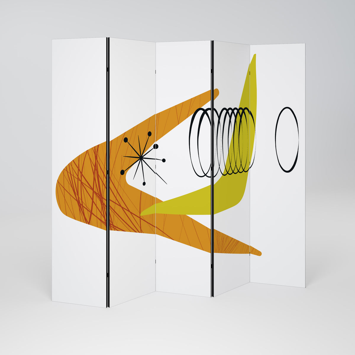 MAGNETIC HIT 5-teiliger Paravent