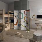 INTO THE RIM Dekorativer Paravent - 4-teilig