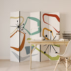 INTO THE RIM Dekorativer Paravent - 5-teilig